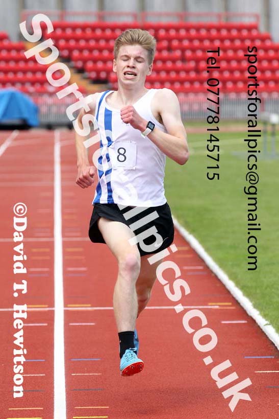 3000 metres, 2021 Northumberland, Durham and Cleveland Schools. Photo: David T. Hewitson/Sports for All Pics